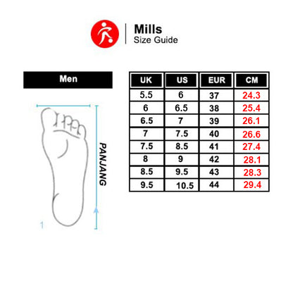 Sepatu Running/Lari Mills Treximo Enerlite 9102001 Original BNIB