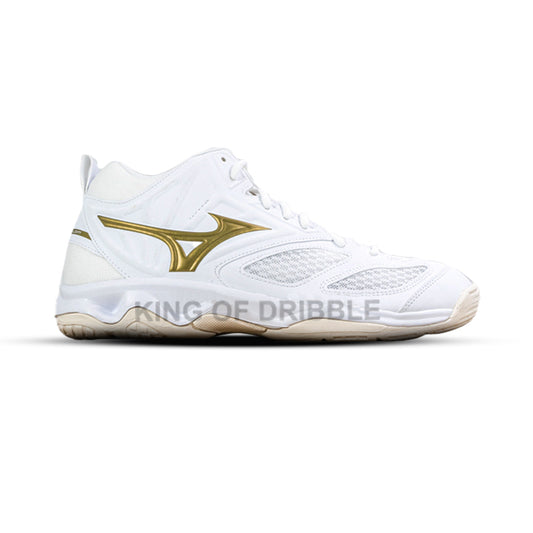 Sepatu Volley Mizuno Dynablitz MID White V1GA212758 Original BNIB