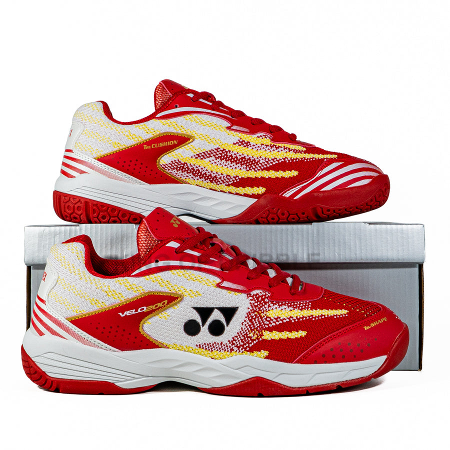 KING OF DRIBBLE Sepatu Badminton/Bulu Tangkis Yonex Velo 200 VELO-RRMG Original