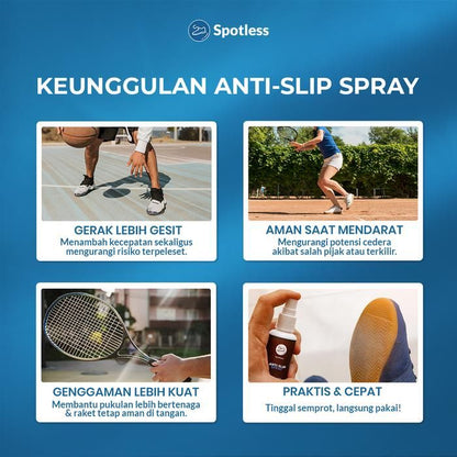 KING OF DRIBBLE Spray Sepatu Spotless Anti Slip Spray 0423 Original Anti Slip Spray