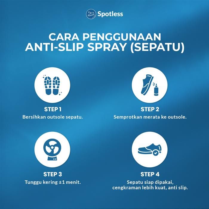 KING OF DRIBBLE Spray Sepatu Spotless Anti Slip Spray 0423 Original Anti Slip Spray