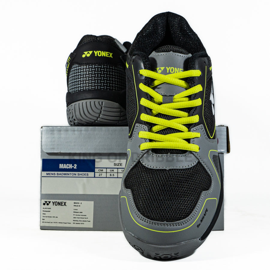 Sepatu Badminton/Bulu Tangkis Yonex Mach 2 MACH-2-GYBK Original BNIB