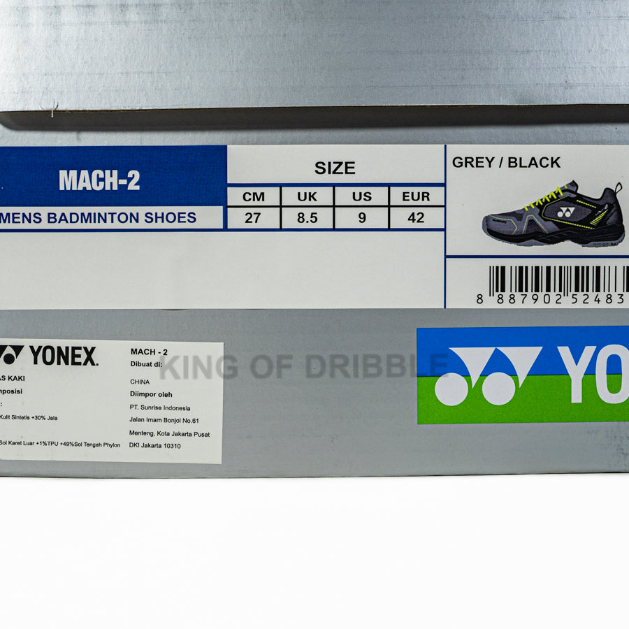 Sepatu Badminton/Bulu Tangkis Yonex Mach 2 MACH-2-GYBK Original BNIB