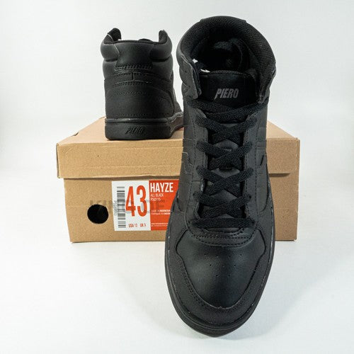 Sepatu Casual Piero Hayze All Black P50115 Original BNIB