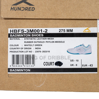 Sepatu Badminton/Bulu Tangkis Hundred Court HBFS-3M001-2 Original BNIB