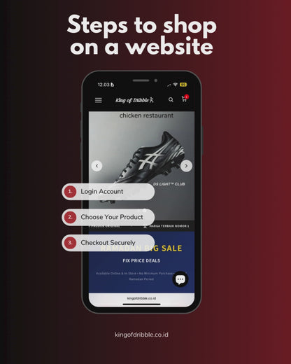 KING OF DRIBBLE Sepatu Sneakers Ortuseight Bremen 11030298 Original