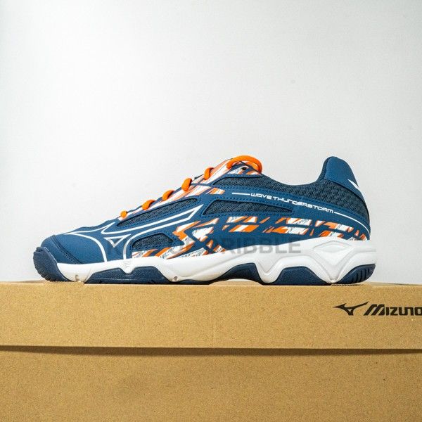 KING OF DRIBBLE Sepatu Volley Mizuno Wave Thunderstorm V1GA222121 Original