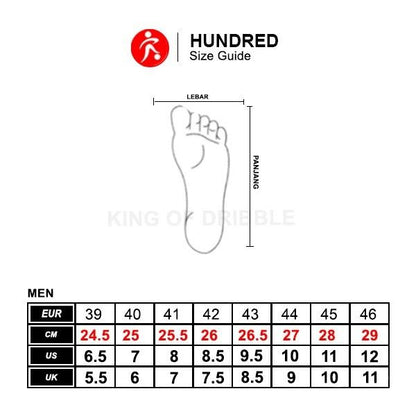 Sepatu Badminton/Bulu Tangkis Hundred Raze HBFS-3M044-5 Original BNIB