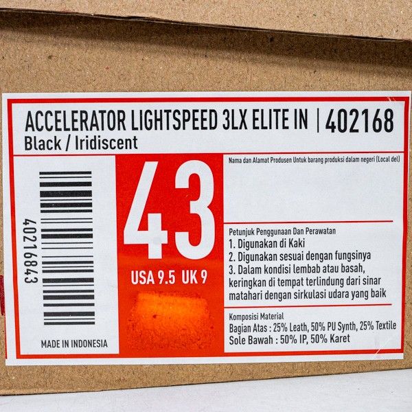 Sepatu Futsal Specs Acc Lightspeed 3LX Elite IN 402168 Original BNIB