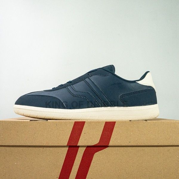 Sepatu Skate Piero London Navy Off White P10875 Original BNIB