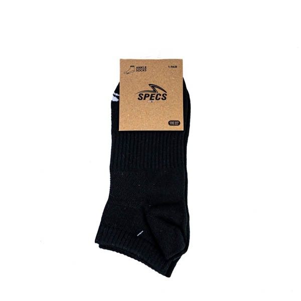 Kaos kaki Specs Division Ankle Socks Black 904215 Original BNWT