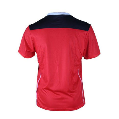 Kaos Li-Ning Men's V-Neck T-Shirt Red ATSSC19-1 Original BNWT