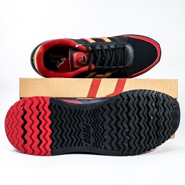 Sepatu Casual Piero Rusher Cny Rabbit Black P21065 Original BNIB