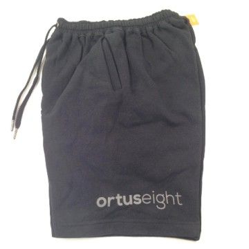 Celana Training Ortuseight Cotton Shorts Black Grey 26010006 Original BNWT