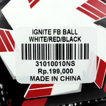 Bola Ortuseight Ignite FB Ball White Red 31010010 Original BNWT