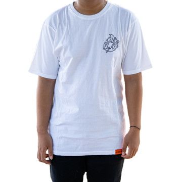 Kaos Ortuseight Shoelaced T-Shirt White 23010068 Original BNWT
