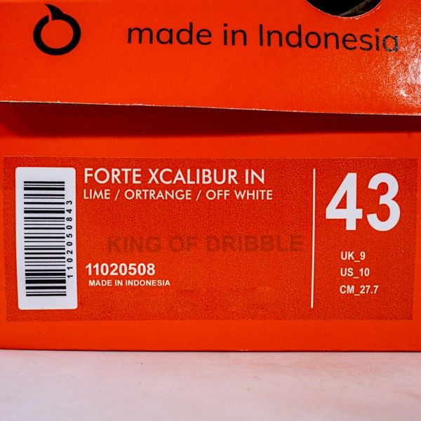 Sepatu Futsal Ortuseight Forte Xcalibur IN 11020508 Original BNIB