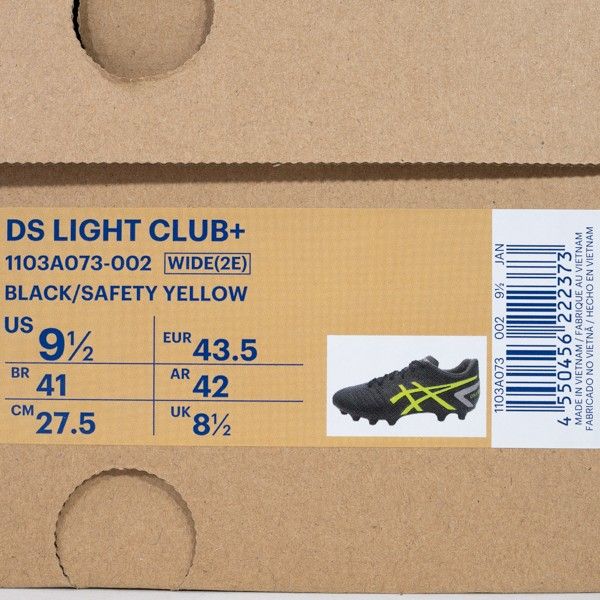 Sepatu Bola Asics Ds Light Club+ Wide 1103A073-002 Original BNIB