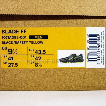 Sepatu Badminton/Bulu Tangkis Asics Blade FF 1071A093-001 Original BNIB