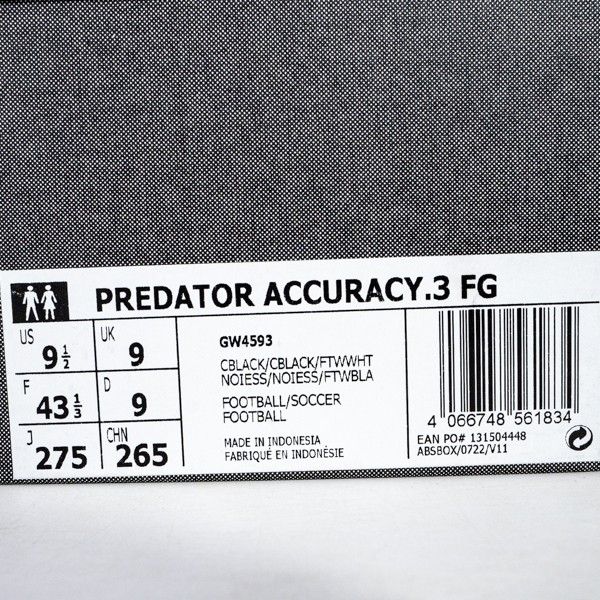 Sepatu Bola Adidas Predator Accuracy .3 FG GW4593 Original BNIB