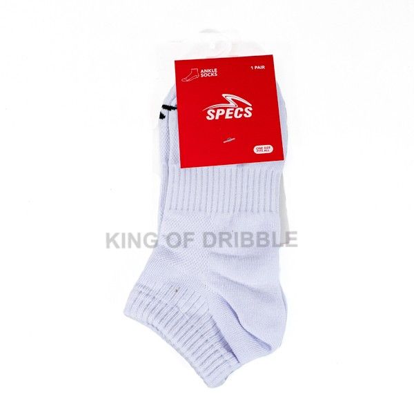 Kaos kaki Specs Division Ankle Socks White 904216 Original BNWT