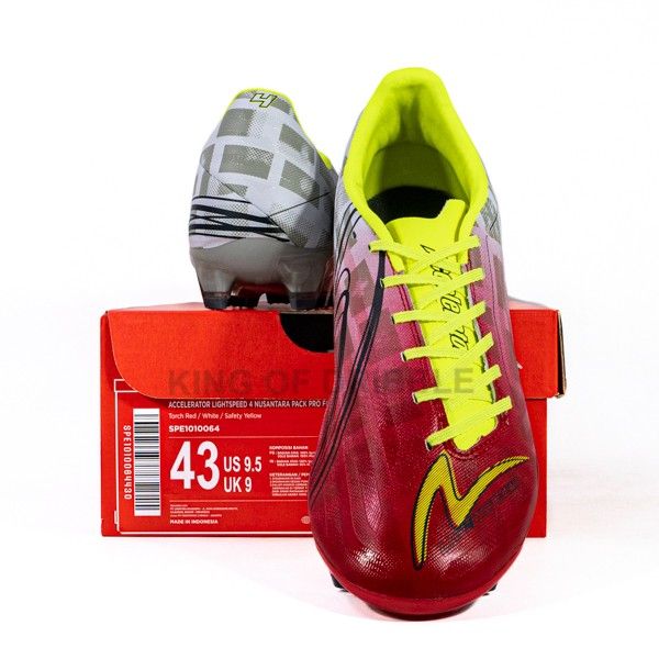 Sepatu Bola Specs Acc Lightspeed 4 Nusantara Pack Pro FG 1010064 Original BNIB