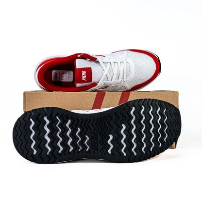 Sepatu Casual Piero Rusher White Red P21042 Original BNIB