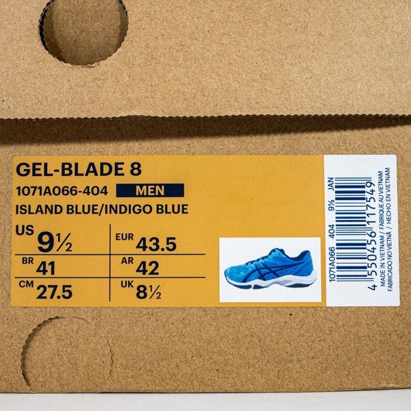 Sepatu Badminton/Bulu Tangkis Asics Gel-Blade 8 1071A066-404 Original BNIB