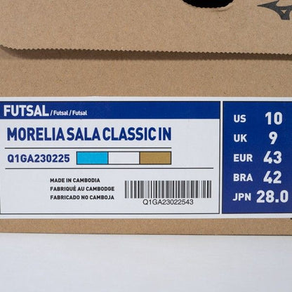 KING OF DRIBBLE Sepatu Futsal Mizuno Morelia Sala Classic IN Q1GA230225 Original