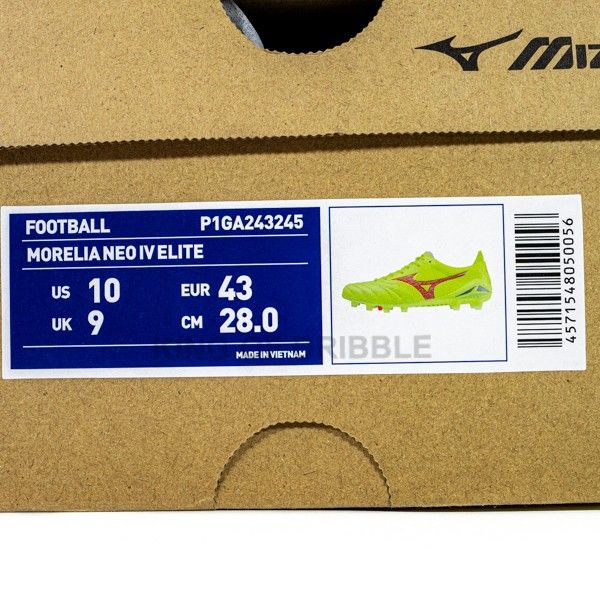 KING OF DRIBBLE Sepatu Bola Mizuno Morelia Neo IV Elite P1GA243245 Original