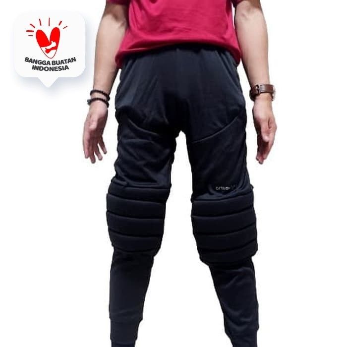 Celana Panjang Kiper Ortuseight Instinct GK Pants Black Silver 25010002 Original BNWT