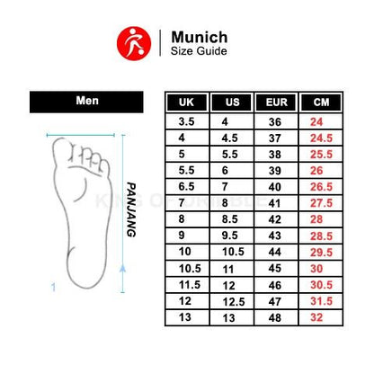 Sepatu Futsal Munich Continental 905 White 4100905 Original BNIB