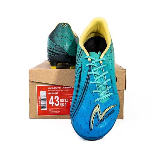 KING OF DRIBBLE Sepatu Bola Specs Acc Lightspeed 4 Elite FG 102240 Original