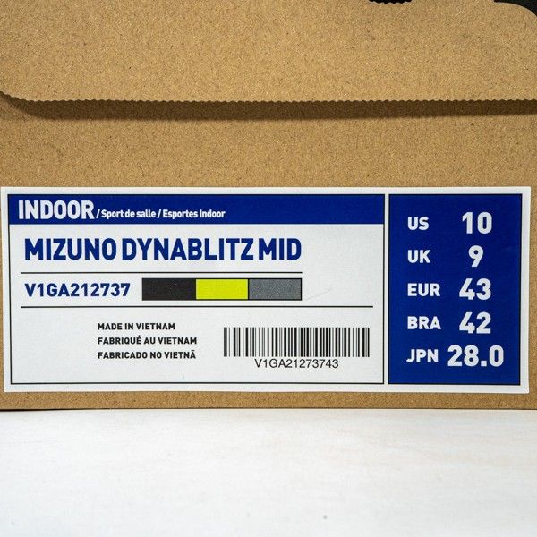 Sepatu Volley Mizuno Dynablitz MID Black V1GA212737 Original BNIB