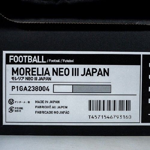 Sepatu Bola Mizuno Morelia Neo III Japan P1GA238004 Original BNIB
