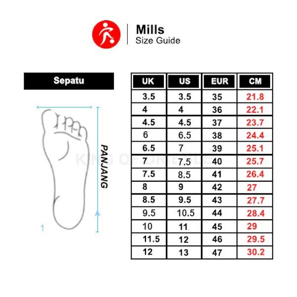Sepatu Futsal Mills Troya Chaos IN 9402001 Original BNIB