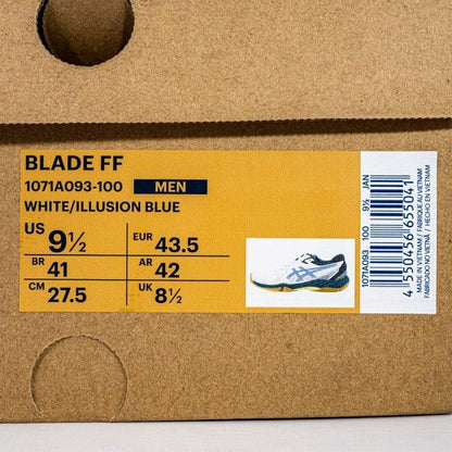 Sepatu Badminton/Bulu Tangkis Asics Blade FF 1071A093-100 Original BNIB