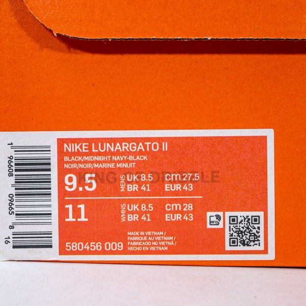 Sepatu Futsal Nike Lunar Gato II IC 580456-009 Original BNIB