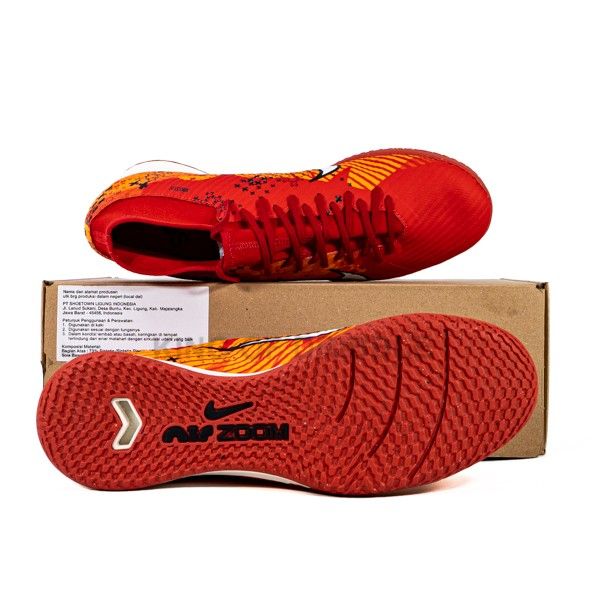 KING OF DRIBBLE Sepatu Futsal Nike Zoom Superfly 9 Academy MDS IC FD1163-600 Original - Gratis Sandal