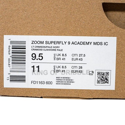 KING OF DRIBBLE Sepatu Futsal Nike Zoom Superfly 9 Academy MDS IC FD1163-600 Original - Gratis Sandal