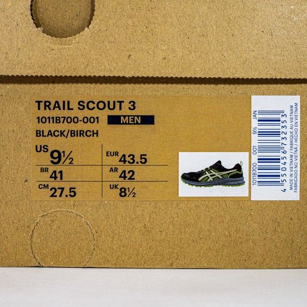 Sepatu Trail Asics Scout 3 1011B700-001 Original BNIB