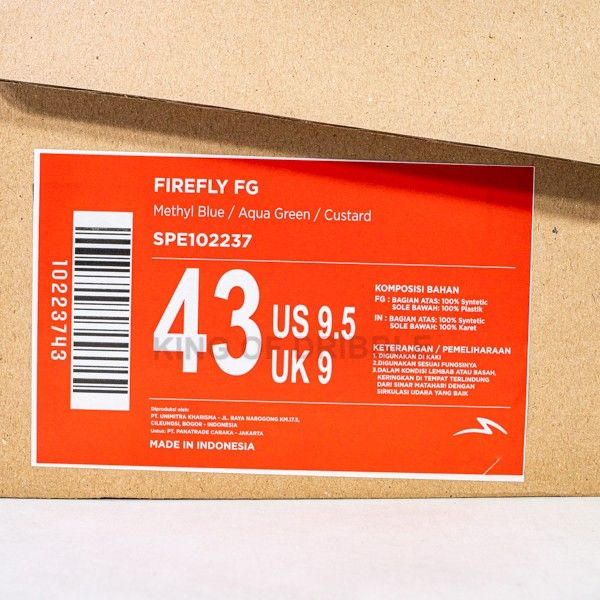 Sepatu Bola Specs Firefly FG 102237 Original BNIB