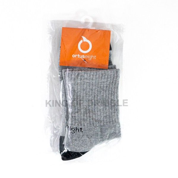 Kaos Kaki Ortuseight Rapid Socks S Grey Black 27030006 Original BNWT