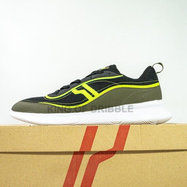 Sepatu Casual Piero Arc Wave St Black Olive White P21009 Original BNIB