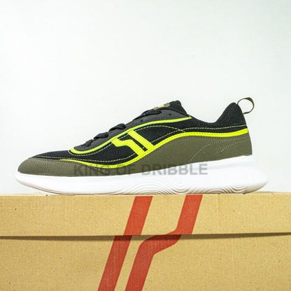 Sepatu Casual Piero Arc Wave St Black Olive White P21009 Original BNIB