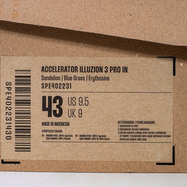 Sepatu Futsal Specs Accelerator Illuzion 3 Pro IN 402231 Original BNIB