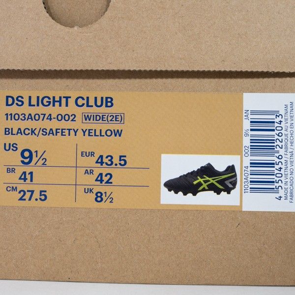 Sepatu Bola Asics Ds Light Club Wide 1103A074-002 Original BNIB