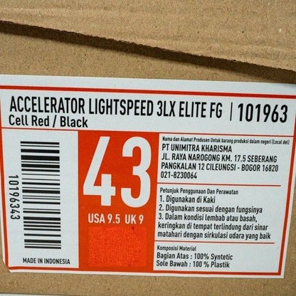 Sepatu Bola Specs Acc Lightspeed 3 LX Elite FG 101963 Original BNIB