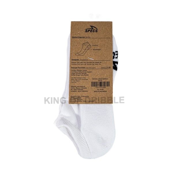 Kaos kaki Sekolah Specs School Ankle Socks 2 130000035 Original BNWT