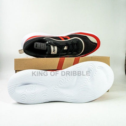 Sepatu Casual Piero Arc Wave St Black Red White P21007 Original BNIB